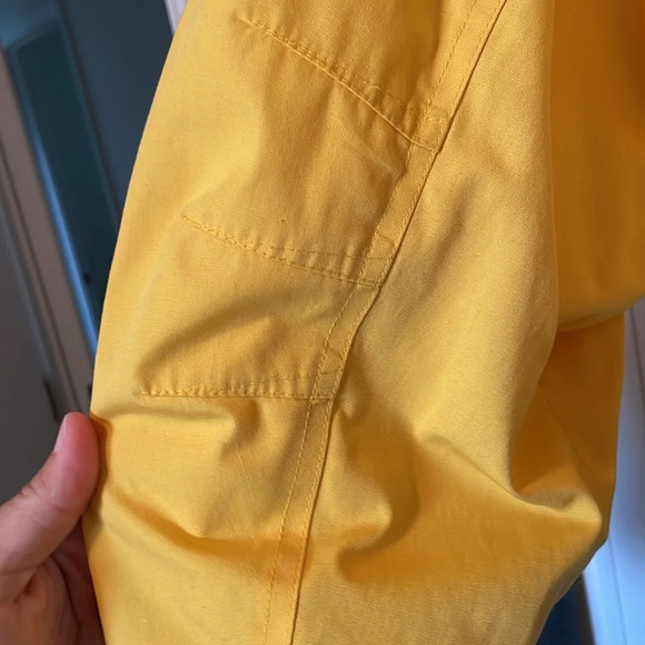 VTG 1990s Braefair Sport woman’s Sz M jacket w shoulder pads Yellow teal sailing - Picture 11 of 14